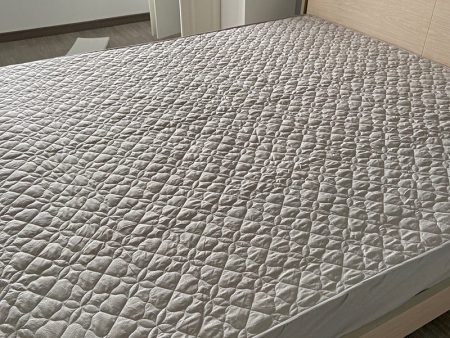 Obstal mattress cover, 4-way stretch micro-knit, close-fitting, wrinkle-free, suitable for standard mattresses from 12 inches to 14 inches on Sale