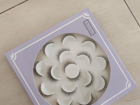 Arilier false eyelashes, 8 pairs, make-up thick false eyelashes soft and reusable eyelashes Online Sale