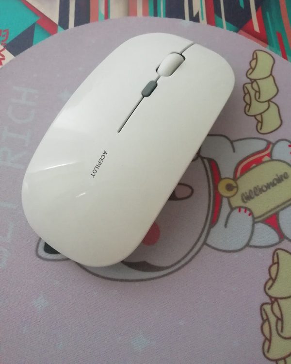 ACEPILOT mouse, computer wireless mouse. Rechargeable ultra-thin silent mouse 2.4G portable mobile optical office mouse Online now