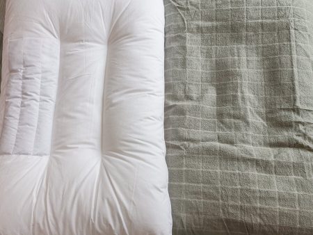 Chitteri pillowcase, washed cotton pillowcase, checked adult pillowcase Online now