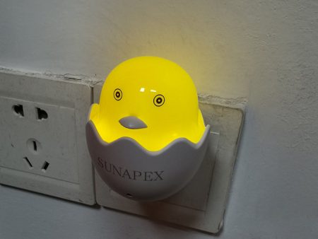 SUNAPEX night light, chick LED night light plug-in night light children adult, yellow light For Cheap