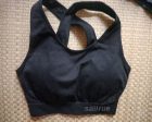 sallrue sports bra-high impact fitness sports underwear, breathable, black on Sale