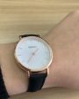 Adaterry Watches Rose Gold Analog Watch with Leather Straps Women Waterproof Watch, Quartz Watches for Women Online Sale