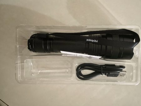 pihipihi  Flashlights Rechargeable Tactical Flashlight LED Flashlights for Camping Outdoor Hiking Emergency Sale