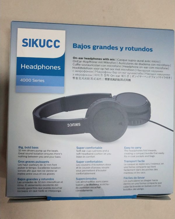 SIKUCC headphones wireless over ear bluetooth headphones, 20H playtime, hi-Res audio, deep bass, memory foam ear cups Online Sale