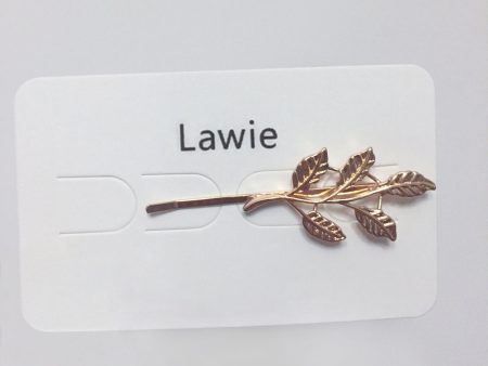 Lawie hair clips, golden leaf hair clips, metal hair clips for girls  hair, women s headdress gifts Online Hot Sale