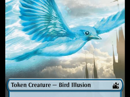 Bird Illusion Token [Ravnica Remastered Tokens] Cheap