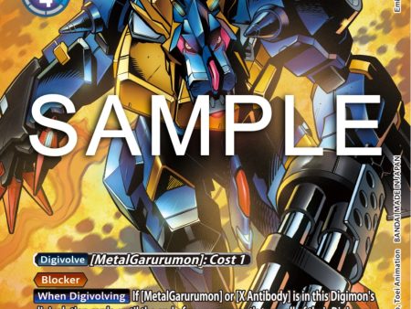 MetalGarurumon (X Antibody) [EX5-026] (English Exclusive Alternate Art) [Animal Colosseum] Sale