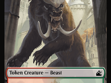 Beast Token [Ravnica Remastered Tokens] Hot on Sale