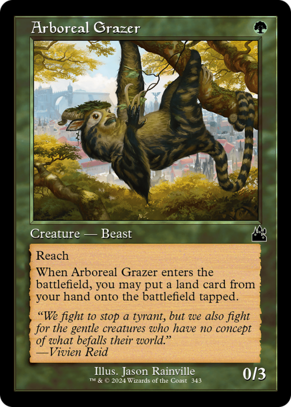 Arboreal Grazer (Retro Frame) [Ravnica Remastered] Fashion