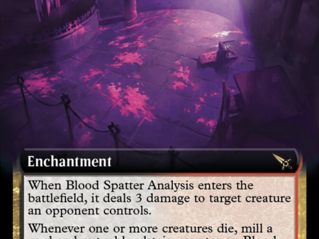 Blood Spatter Analysis (Extended Art) [Murders at Karlov Manor] Hot on Sale