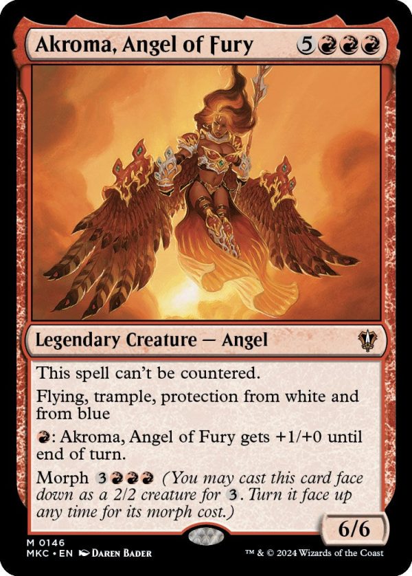 Akroma, Angel of Fury [Murders at Karlov Manor Commander] Discount