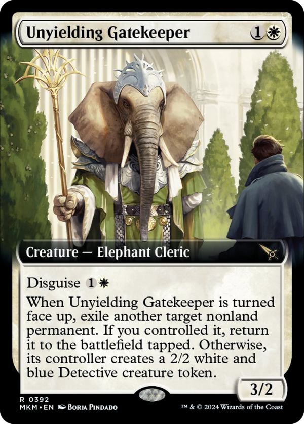 Unyielding Gatekeeper (Extended Art) [Murders at Karlov Manor] For Cheap