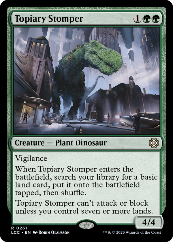 Topiary Stomper [The Lost Caverns of Ixalan Commander] Discount