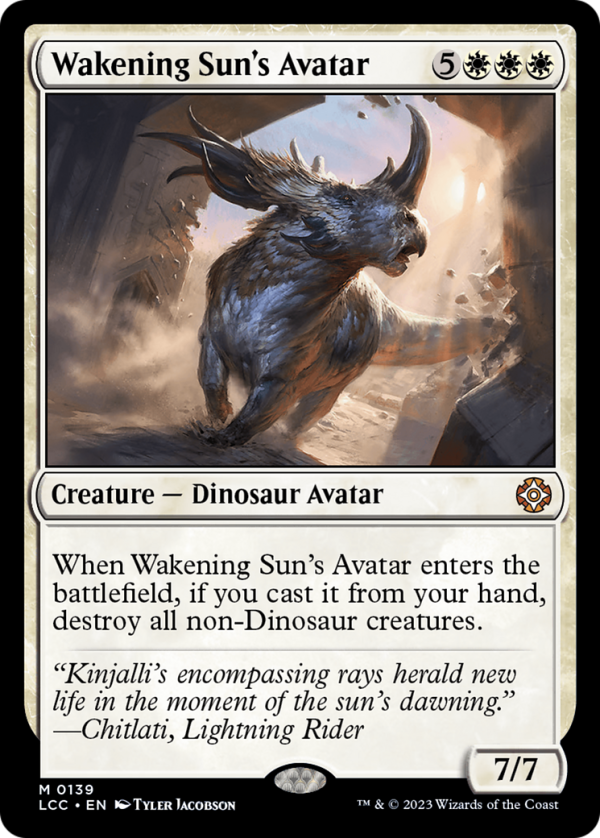 Wakening Sun s Avatar [The Lost Caverns of Ixalan Commander] For Sale