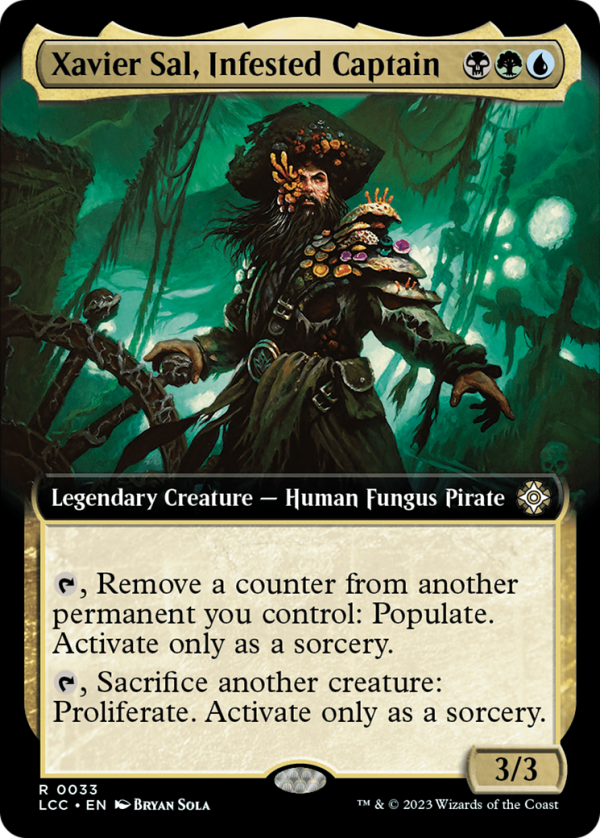 Xavier Sal, Infested Captain (Extended Art) [The Lost Caverns of Ixalan Commander] Sale