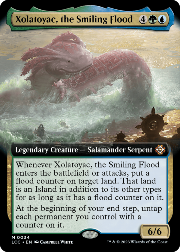 Xolatoyac, the Smiling Flood (Extended Art) [The Lost Caverns of Ixalan Commander] Online Sale