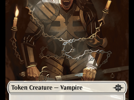 Vampire (0004)    Vampire Demon Double-Sided Token [The Lost Caverns of Ixalan Commander Tokens] Sale