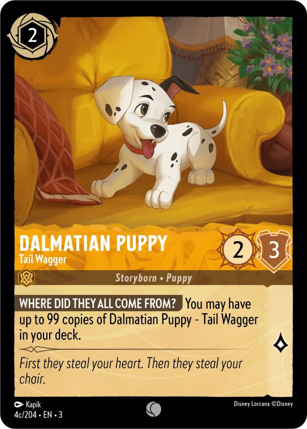 Dalmatian Puppy - Tail Wagger (4c) (4c 204) [Into the Inklands] Online