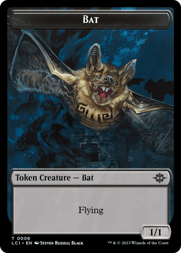 Vampire    Bat Double-Sided Token [The Lost Caverns of Ixalan Tokens] For Sale