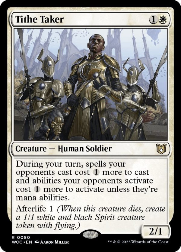 Tithe Taker [Wilds of Eldraine Commander] Hot on Sale