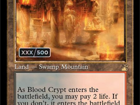 Blood Crypt (Retro) (Serialized) [Ravnica Remastered] Fashion