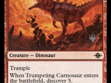 Trumpeting Carnosaur (Promo Pack) [The Lost Caverns of Ixalan Promos] Online