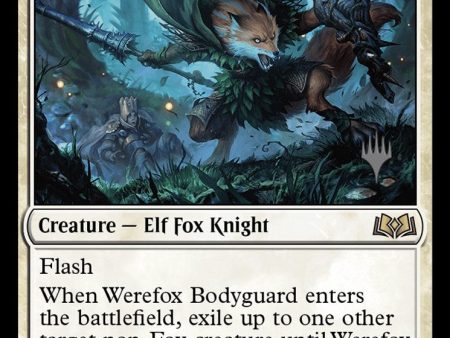 Werefox Bodyguard (Promo Pack) [Wilds of Eldraine Promos] Supply