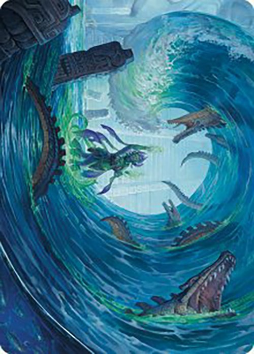 Wave Goodbye Art Card [The Lost Caverns of Ixalan Art Series] Discount