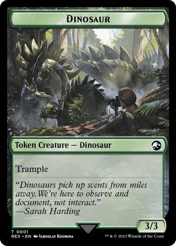 Treasure (0018)    Dinosaur (0001) Double-Sided Token [The Lost Caverns of Ixalan Tokens] Online