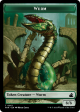 Bird    Wurm Double-Sided Token [Ravnica Remastered Tokens] Supply