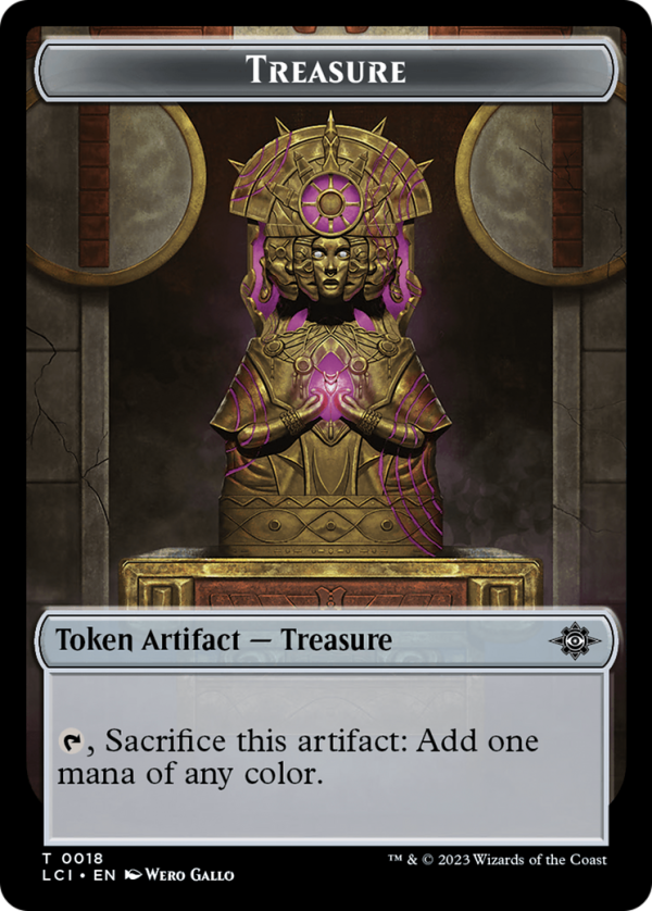 Treasure (0018)    Golem Double-Sided Token [The Lost Caverns of Ixalan Tokens] Cheap