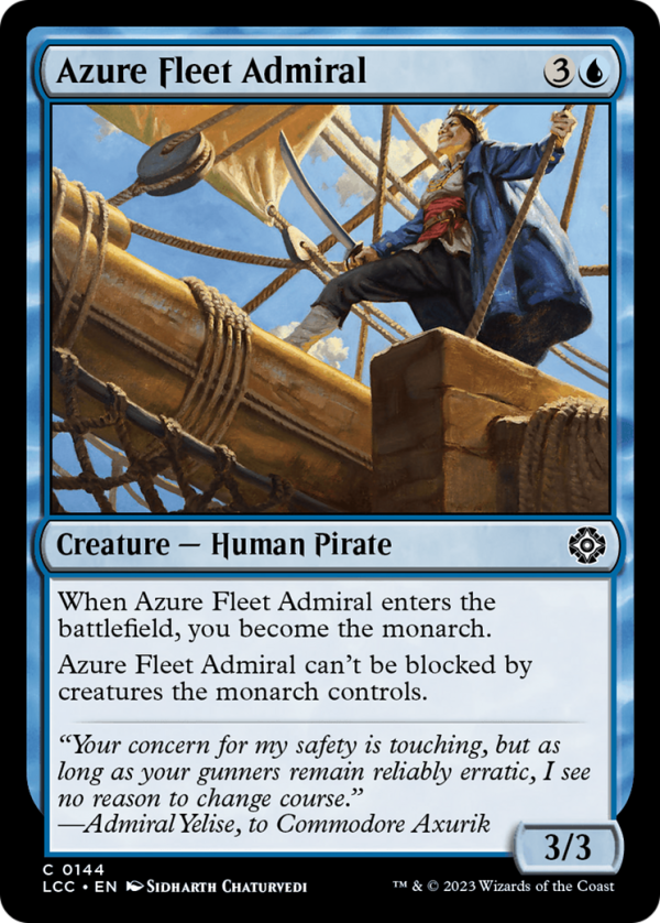 Azure Fleet Admiral [The Lost Caverns of Ixalan Commander] Online Sale