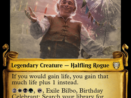 Bilbo, Birthday Celebrant [The Lord of the Rings: Tales of Middle-Earth Commander Showcase Scrolls] Fashion