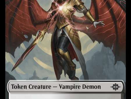 Vampire Demon Token [The Lost Caverns of Ixalan Tokens] Hot on Sale