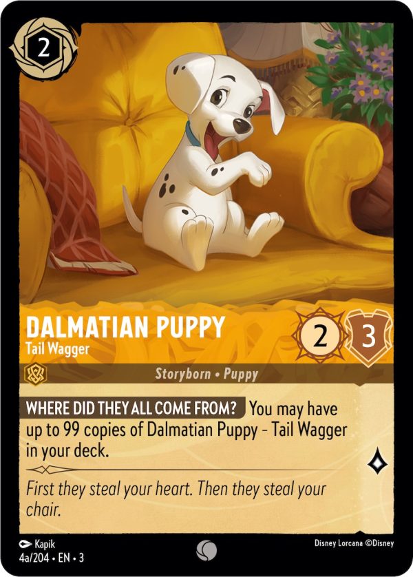 Dalmatian Puppy - Tail Wagger (4a) (4a 204) [Into the Inklands] For Discount