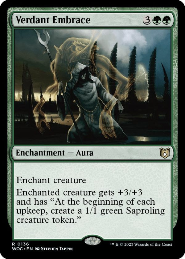 Verdant Embrace [Wilds of Eldraine Commander] Online now