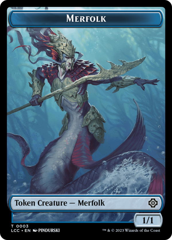 Boar    Merfolk (0003) Double-Sided Token [The Lost Caverns of Ixalan Commander Tokens] For Discount