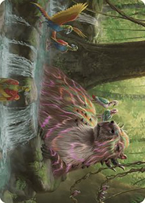 Basking Capybara Art Card [The Lost Caverns of Ixalan Art Series] Sale