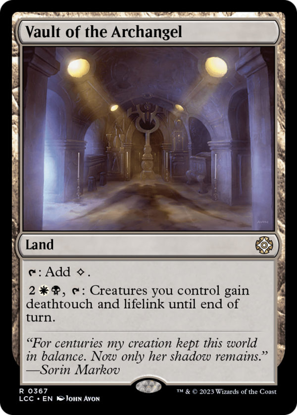 Vault of the Archangel [The Lost Caverns of Ixalan Commander] Online Sale