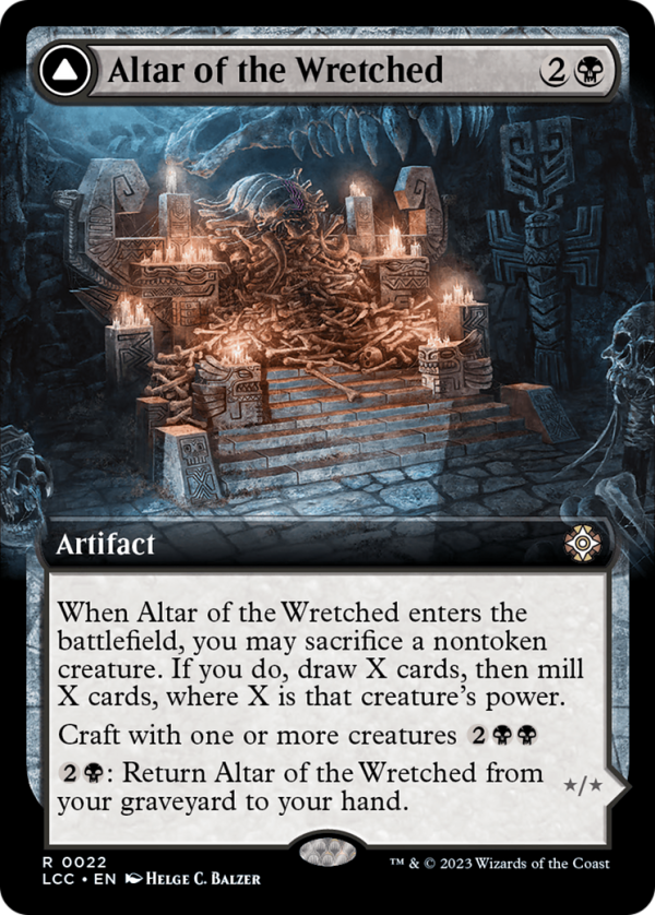 Altar of the Wretched    Wretched Bonemass (Extended Art) [The Lost Caverns of Ixalan Commander] Fashion