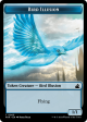 Bird    Bird Illusion Double-Sided Token [Ravnica Remastered Tokens] Hot on Sale