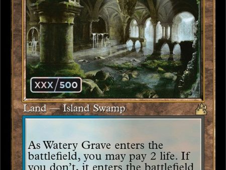 Watery Grave (Retro) (Serialized) [Ravnica Remastered] Fashion