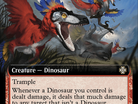 Wrathful Raptors (Extended Art) [The Lost Caverns of Ixalan Commander] Hot on Sale