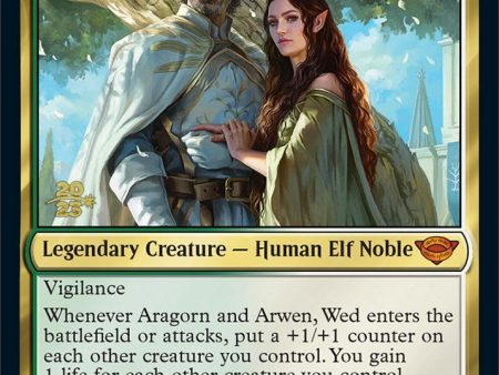 Aragorn and Arwen, Wed [The Lord of the Rings: Tales of Middle-Earth Prerelease Promos] Hot on Sale