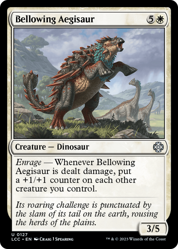 Bellowing Aegisaur [The Lost Caverns of Ixalan Commander] Online Sale