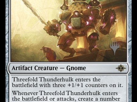 Threefold Thunderhulk (Promo Pack) [The Lost Caverns of Ixalan Promos] Online now