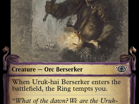 Uruk-hai Berserker [The Lord of the Rings: Tales of Middle-Earth Showcase Scrolls] Hot on Sale