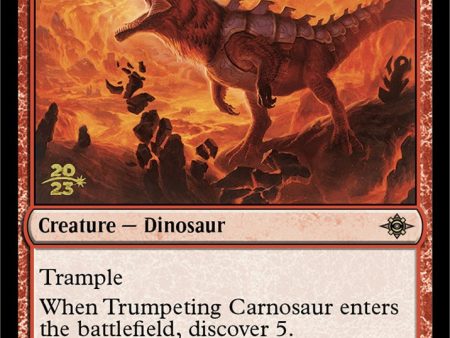 Trumpeting Carnosaur [The Lost Caverns of Ixalan Prerelease Cards] Fashion