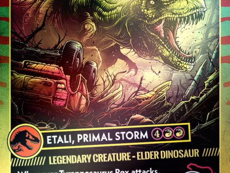 Tyrannosaurus Rex - Etali, Primal Storm (Rainbow Foil) [Secret Lair Drop Series] Hot on Sale